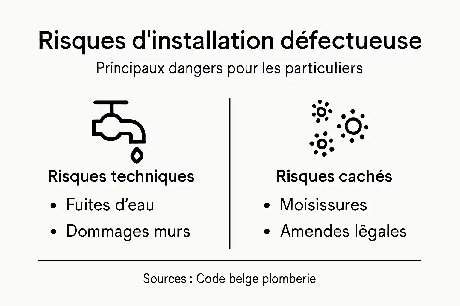 Les dangers d’une installation de plomberie bâclée en un coup d’œil