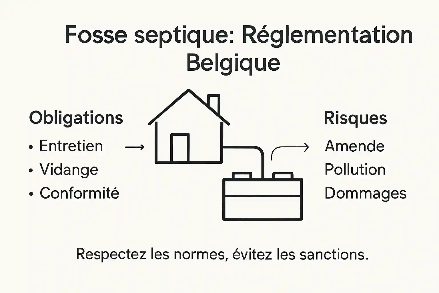 Tout savoir sur la réglementation des fosses septiques en Belgique en un coup d’œil